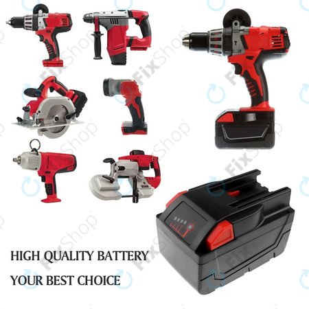 Μπαταρία για Milwaukee 0721-20, V28 Vc, Wurth Bs 28-A Combi, 4000mAh, Li-Ion, 28V, 48-11-2830, HQ