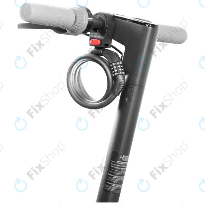 Combination cable lock για Segway Kickscooter P100SE | Ninebot ES1 | ES2 | ES4 | E22 | ES4