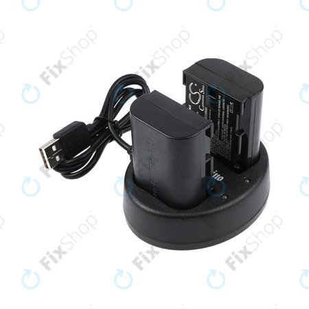 2 baterie z ładowarką doCanon EOS 5D Mark II, EOS 7D, 2000mAh, Li-Ion, 7.4V, LP-E6, HQ