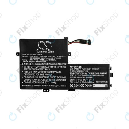 Μπαταρία για Lenovo IdeaPad C340 14, 15, 4400mAh, Li-Pol, 11.34V, 5B10T09095, HQ