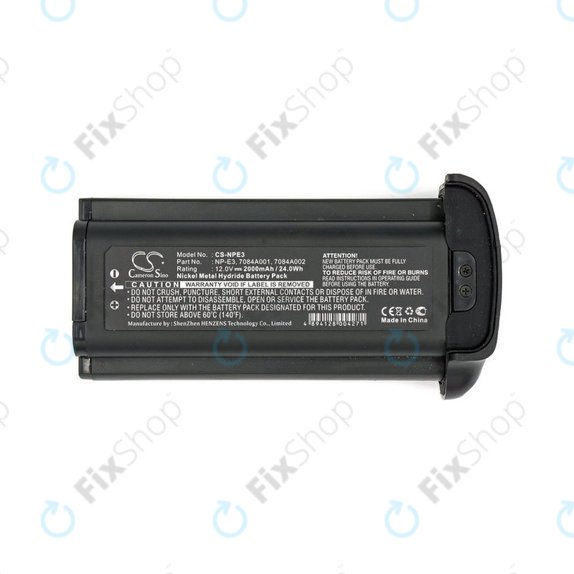Μπαταρία για Canon Eos 1Ds, 2000mAh, Ni-MH, 12V, NP-E3, HQ