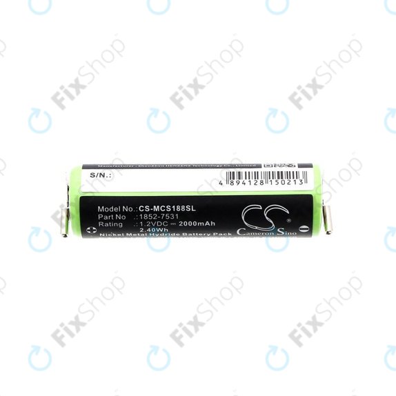 Μπαταρία για Moser Easy Style 1881, 2000mAh, Ni-MH, 1.2V, 1852-7531, HQ