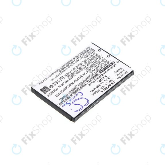Μπαταρία για Casio Exilim Card Ex-S880, 650mAh, Li-Ion, 3.7V, NP-20, HQ