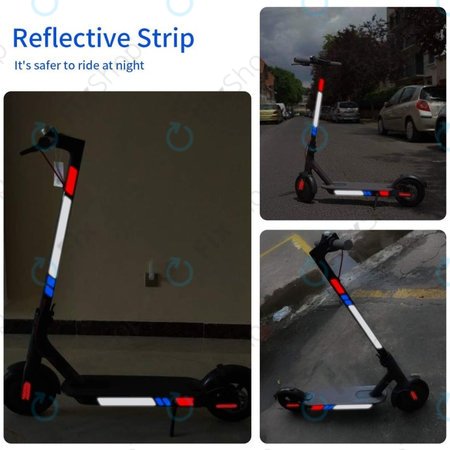Ανακλαστικά Αυτοκόλλητα (A) για Xiaomi Mi Electric Scooter 1S | 2 M365 | Essential | Pro | Pro 2