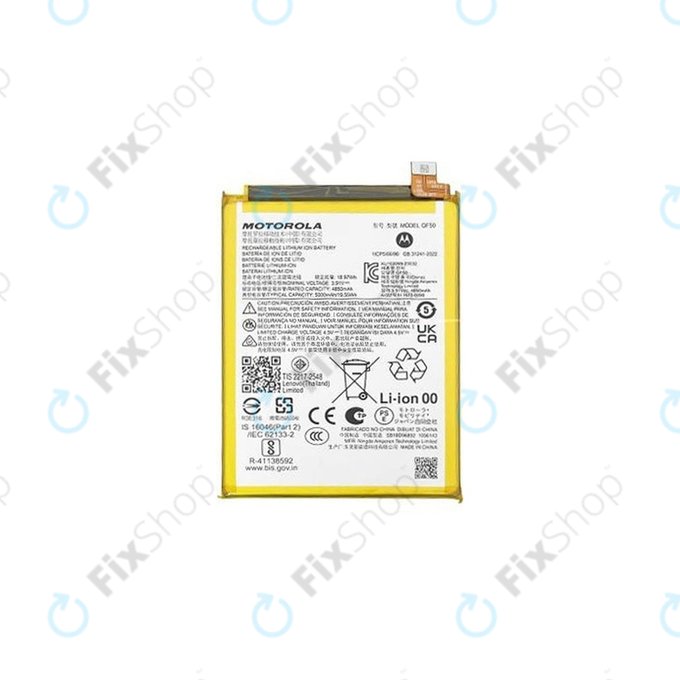 Μπαταρία για Motorola Moto G04, G24, G34, QF50, 5000mAh, SB18E20083, Genuine Service Pack
