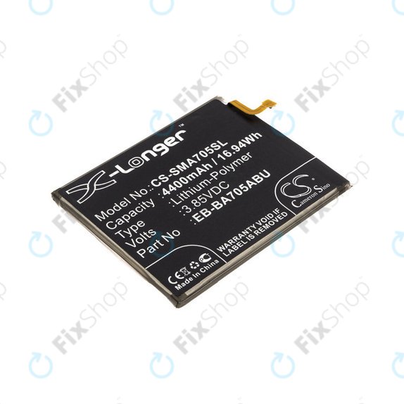 Μπαταρία για Samsung A70 A705F, 4400mAh, Li-Pol, 3.85 V, EB-BA705ABU, HQ
