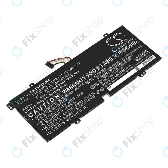 Μπαταρία για Lenovo IdeaPad 3, Duet 3, 3850mAh, Li-Pol, 7.68V, L19C2PD7, HQ