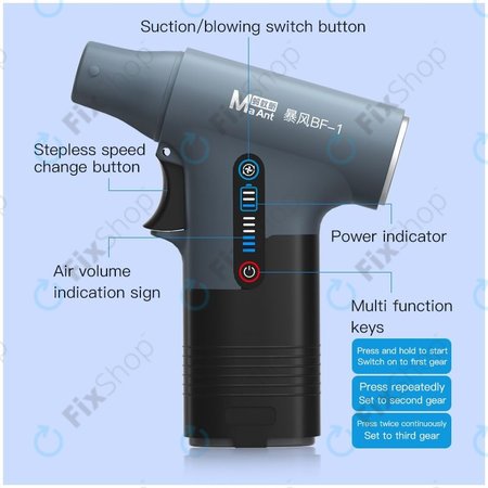 Πολυλειτουργικός Ανεμιστήρας Αναρρόφησης & Φυσήματος για MaAnt BF-1