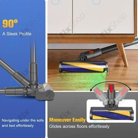 Κεφαλή Δαπέδου με Πράσινο Φως LED για Dyson V12 | Πράσινο | Green Light