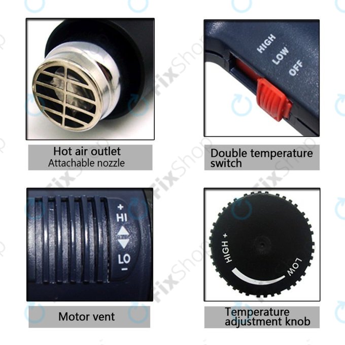 Πιστόλι Θερμότητας (3A) για Best BST-8016