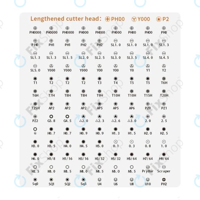 Επαγγελματικό Σετ Κατσαβιδιών για iPhone 117in1 για Kingsdun
