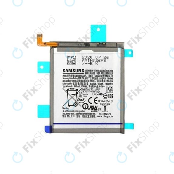 Μπαταρία για Samsung Note 20 Ultra N986B, GH82-23333A, EB-BN985ABY, 4500mAh, Service Pack