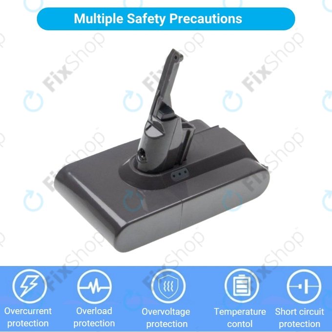 Μπαταρία για Dyson V8, 215681, PM8-US-HFB1497A, 21.6V, 2000mAh