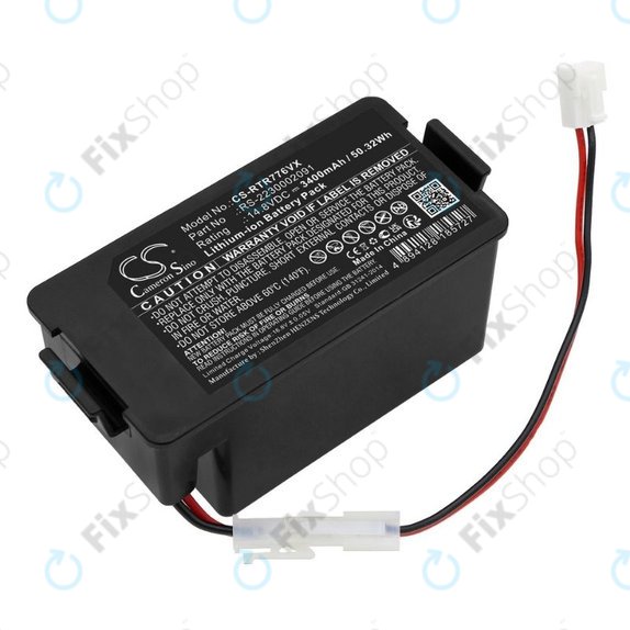 Μπαταρία για Rowenta RR7774, RR7755, RS-2230002091, 14.8V, 3400mAh, HQ