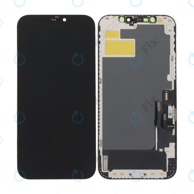 Οθόνη Soft OLED για iPhone 12, 12 Pro - Τζάμι αφής + Πλαίσιο, DIAGNOSTIC