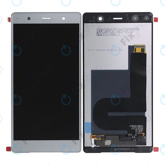 Οθόνη με οθόνη αφής για Sony Xperia XZ2 Premium, Chrome Silver, 1310-6654, Service Pack