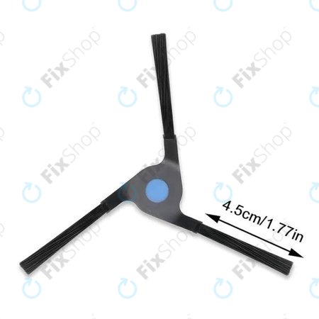 Πλαϊνή Βούρτσα (2τμχ) για Ecovacs Deebot X2-series | Μαύρο | Black