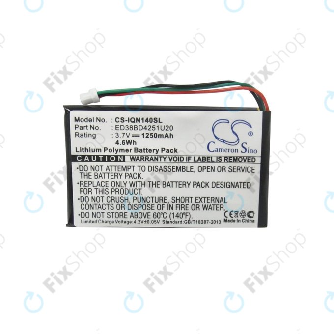 Battery για Garmin Nuvi 1400 | 1450 | 1450T | 1490LMT | 1490T | 1490T Pro | ED38BD4251U20 | 1250mAh | HQ
