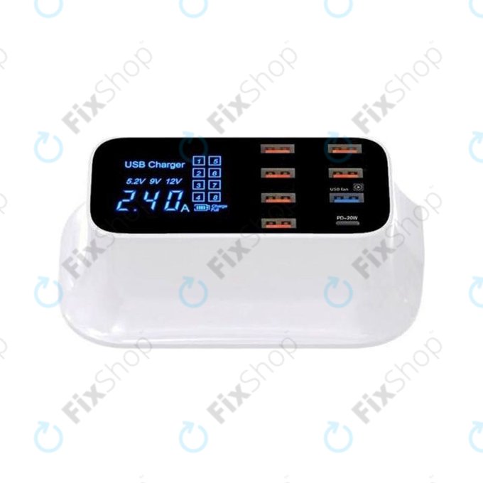 Σταθμός Φόρτισης USB με USB 3.0 & USB-C για Asometech Model E