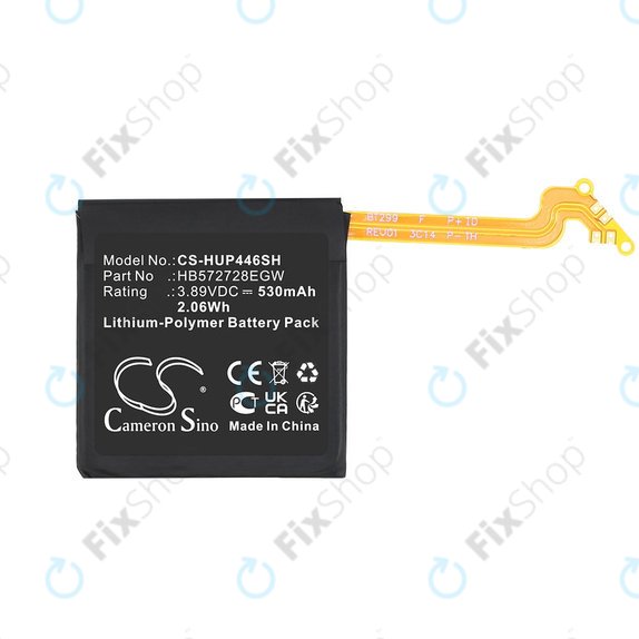 Μπαταρία για Huawei Watch GT4 46mm, 530mAh, Li-Pol, 3.89V, HB572728EGW, HQ
