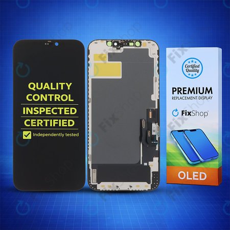 Οθόνη Soft OLED για iPhone 12, 12 Pro - Τζάμι αφής + Πλαίσιο, DIAGNOSTIC