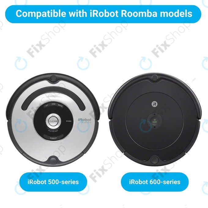 Σετ ανταλλακτικών για iRobot Roomba 500, 600-series (2 ζεύγη κύριων βουρτσών, 4x Φίλτρο, 4x Πλαϊνή Βούρτσα)
