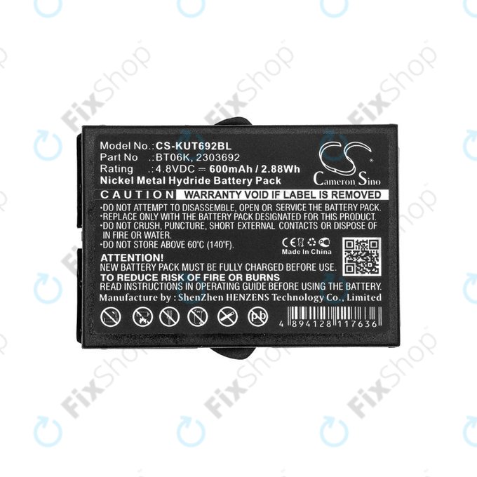 Μπαταρία για Ikusi T70, TM70, 600mAh, Ni-MH, 4.8V, BT06K, HQ
