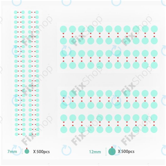 Προστατευτικό Αυτοκόλλητο Κάμερας Τηλεφώνου (1000τμχ) για 2UUL