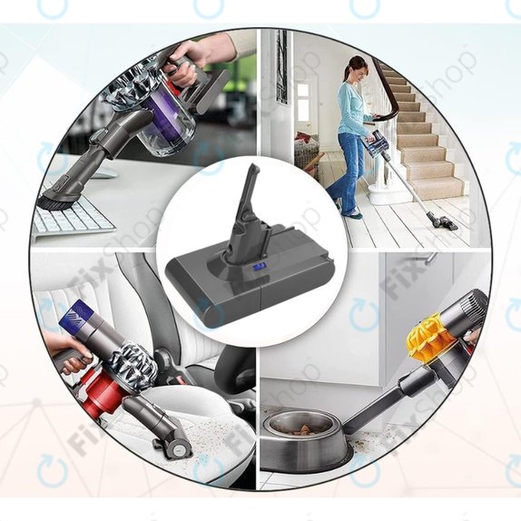 Μπαταρία για Dyson V8, 215681, PM8-US-HFB1497A, 21.6V, 3000mAh