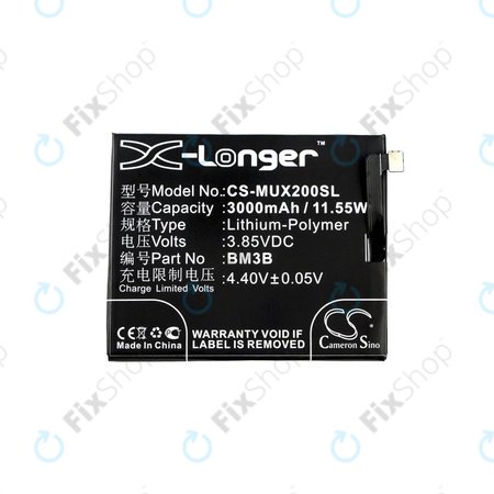 Μπαταρία για Xiaomi Mi Mix 2, 2S, BM3B, 3000mAh, HQ