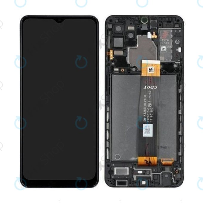 LCD Display Assembly για Samsung A32 5G | A326B | GH82-25121A | GH82-25122A | Awesome Black | Service Pack