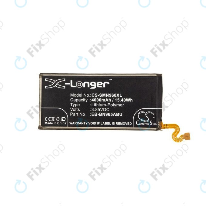 Μπαταρία για Samsung Note 9 N960U, EB-BN965ABU, 4000mAh, HQ