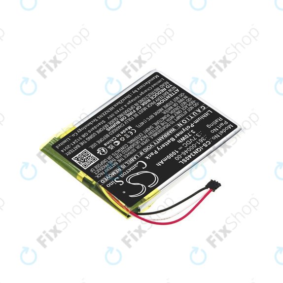 Μπαταρία για Garmin Dash Cam 20, Nuvi 3400, 1000mAh, Li-Pol, 3.7V, 361-00046-00, HQ
