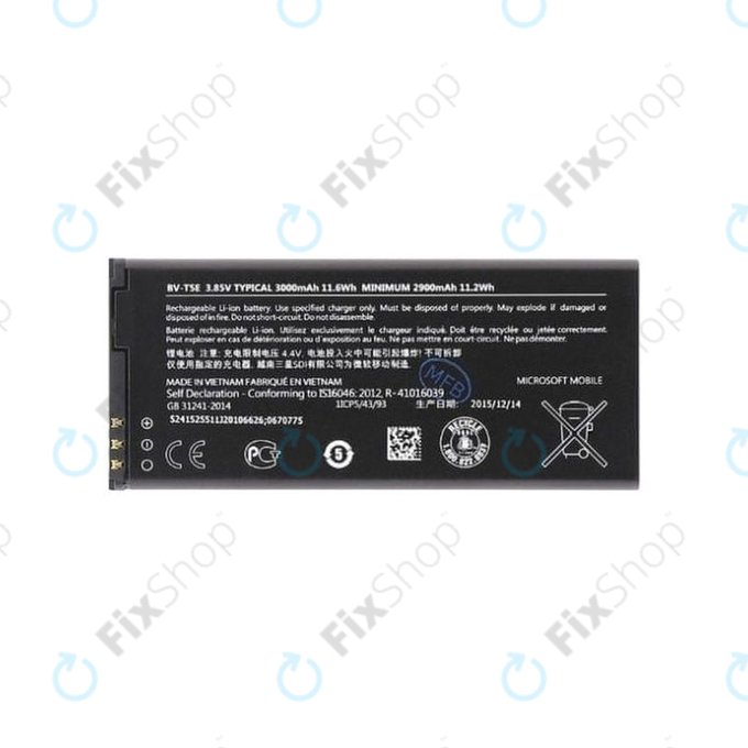 Μπαταρία για Microsoft Lumia 950/950 LTE, 950 Dual, BV-T5E, 3000mAh