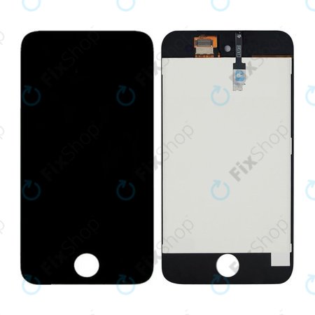 Συγκρότημα οθόνης για iPod Touch, 4th Gen, Μαύρο, Black, Aftermarket