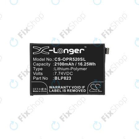Μπαταρία για Oppo Reno 5 Pro, BLP823, 2100mAh, HQ