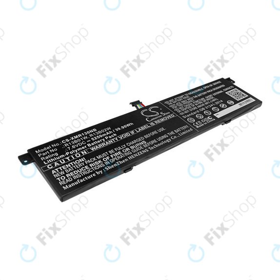 Μπαταρία για Xiaomi Inchmi Aair 13.3, Xiaomi Mi Notebook Air 13.3 2018, 5250mAh, Li-Pol, 7.6V, R13B01W, HQ