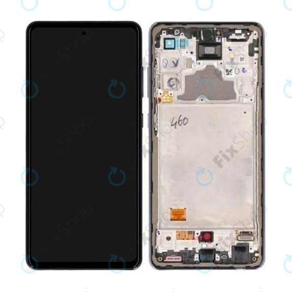 Συγκρότημα οθόνης για Samsung A72, A725F, A726B, Awesome Black, Service Pack