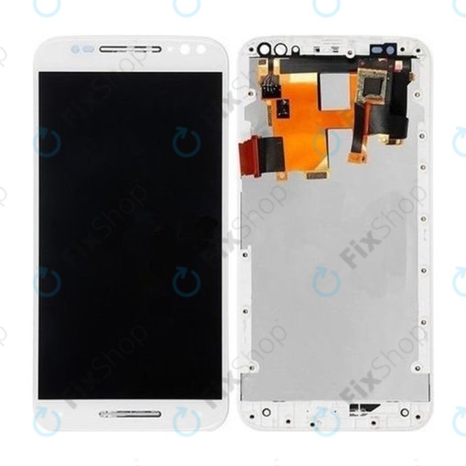 LCD Display Assembly για Motorola Moto X Style | XT1572 | Λευκό, White | Aftermarket