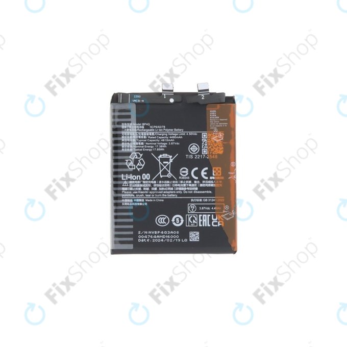 Μπαταρία για Xiaomi 14 23127PN0CC, BP4Q, 4610mAh, FixPremium