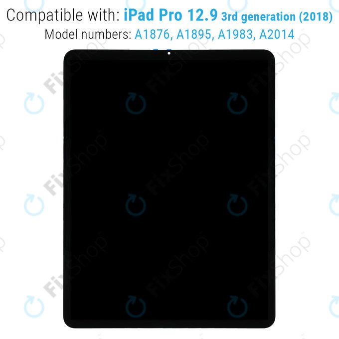 Οθόνη με οθόνη αφής + IC Board για iPad Pro 12.9 (3rd Gen 2018), Refurbished