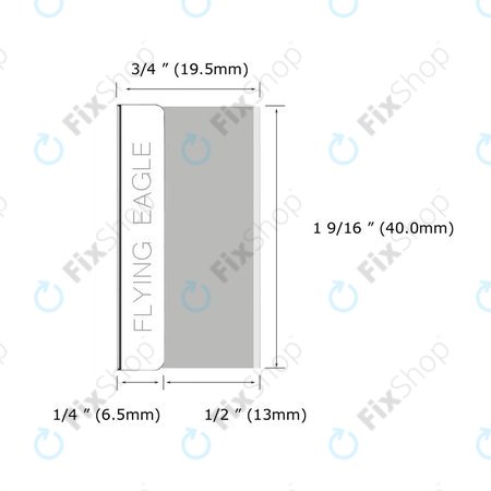 Λεπίδα Ξυραφιού Ασφαλείας Flying Eagle (5τμχ)