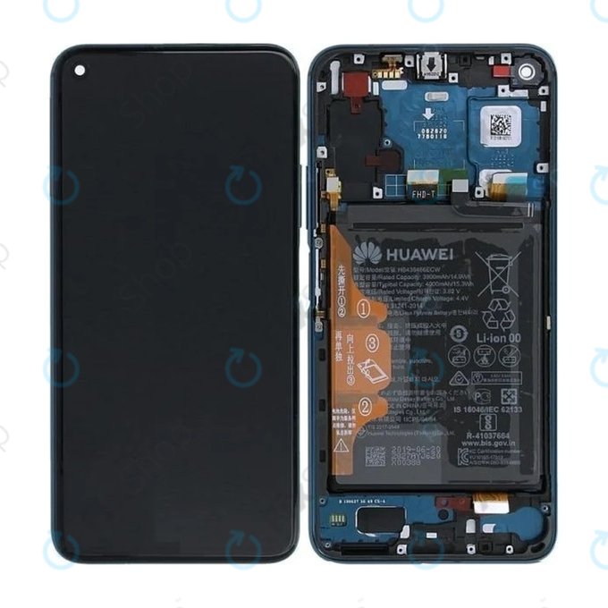 LCD Display Assembly με Battery για Huawei Honor 20 Pro | 02352VKL | Phantom Blue | Service Pack