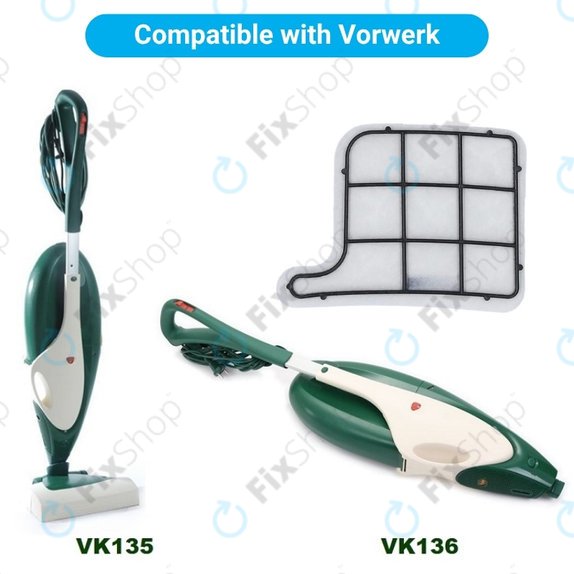 Φίλτρο Προ-κινητήρα, 2 τεμ. για Vorwerk Kobold VK135, VK136