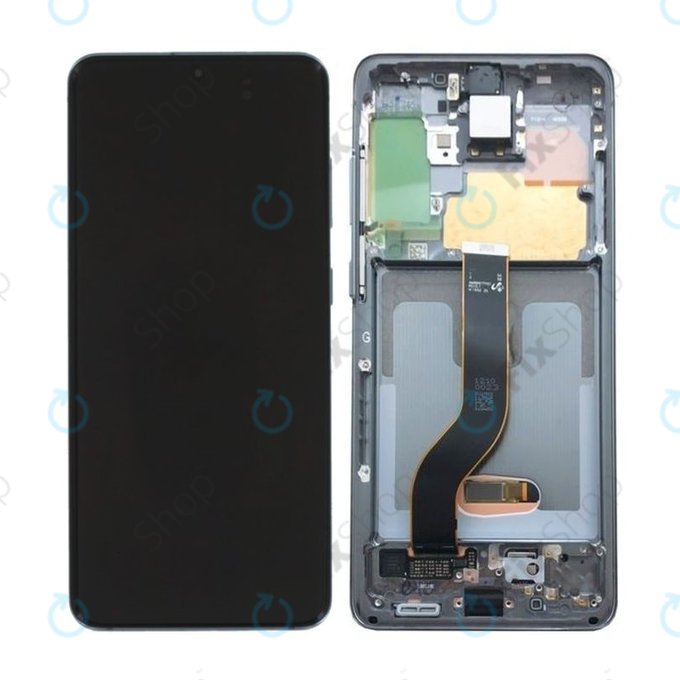 LCD Display Assembly για Samsung S20 | G980F | GH82-22131A | GH82-22123A | GH82-31433A | GH82-31432A | Cosmic Gray | Service Pack