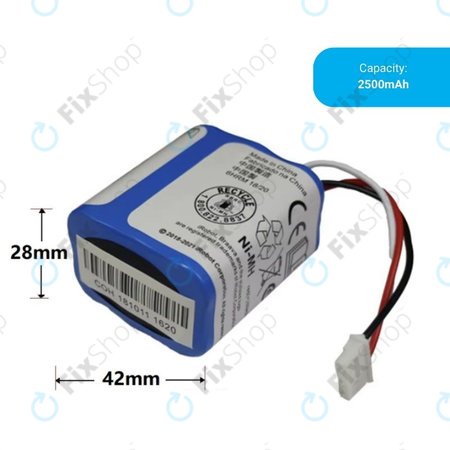 Μπαταρία για iRobot Braava 2000, 300, 380, 380T, 381, 390, Mint 5200, Mint Plus 5200, Proscenic JOJO Professional, GPRHC202N026, 4409709, W206001001399, 7.2V, 2500mAh