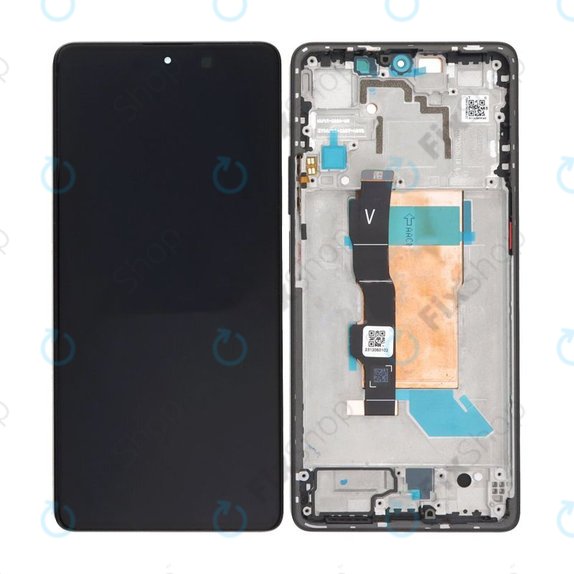 Συγκρότημα οθόνης για Xiaomi Poco F5, 23049PCD8G, 23049PCD8I, Μαύρο, Black, Aftermarket