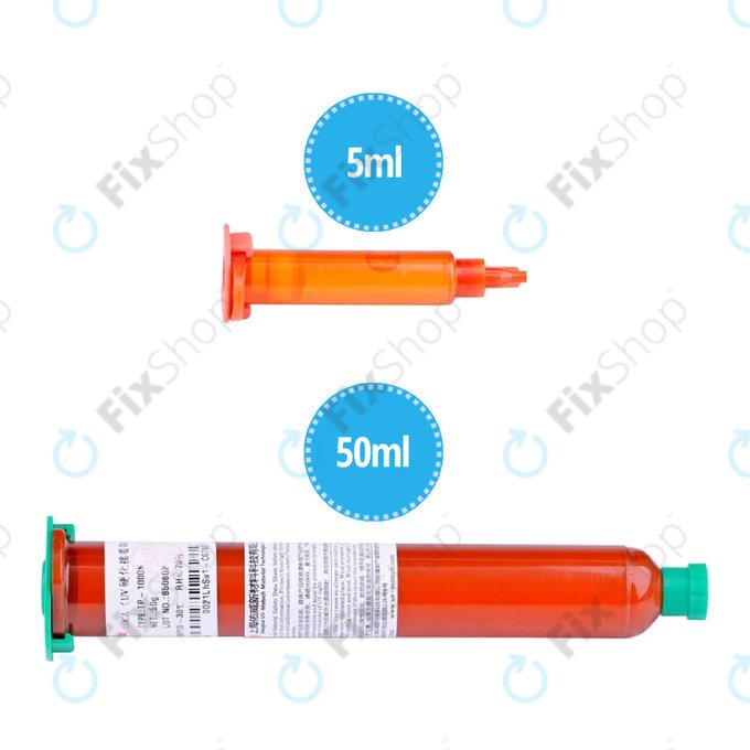 Επαγγελματική Ισχυρή Κόλλα UV-Loca TP-2500F - 50ml