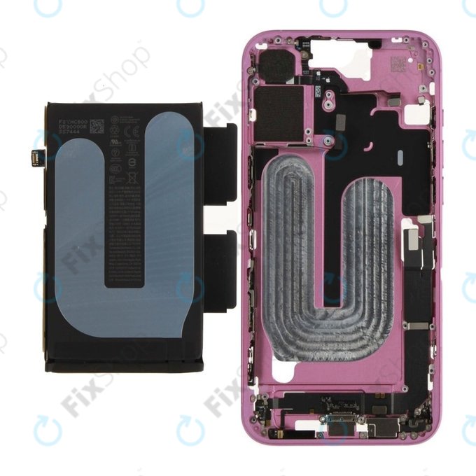Μεσαίο πλαίσιο με μπαταρία για iPhone 16 Plus | Pink | ZD076-00686 | Genuine Apple