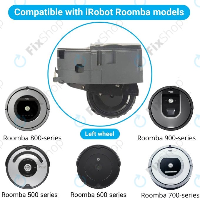 Τροχός με Κινητήρα (Αριστερός) για iRobot Roomba 500 | 600 | 700 | 800 | 900-series